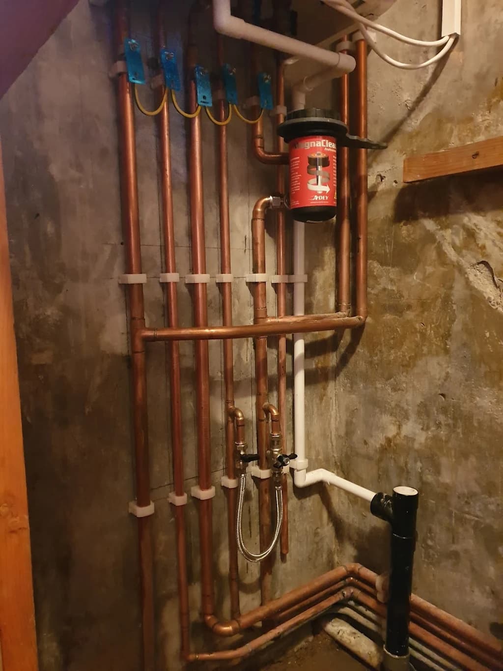 Professional boiler installation